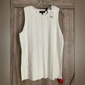 Theory brand. NWT. Fringe Shell. Ladies Large.